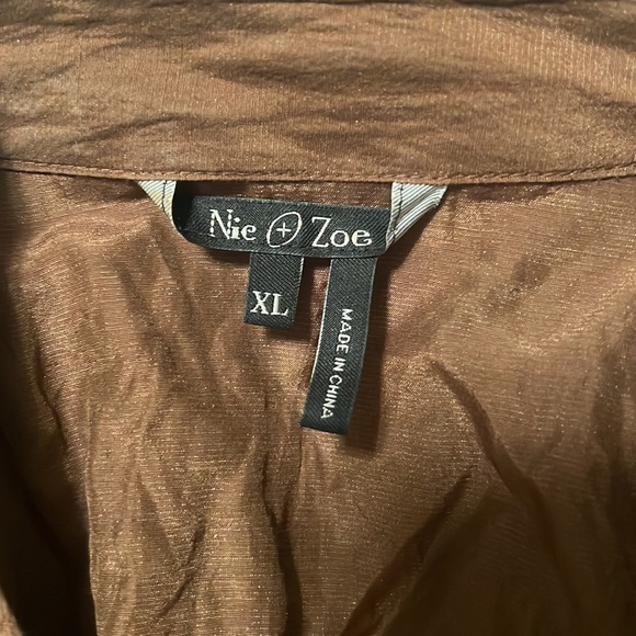 Rust crinkly, wraparound top size, XL - Picture 2 of 6